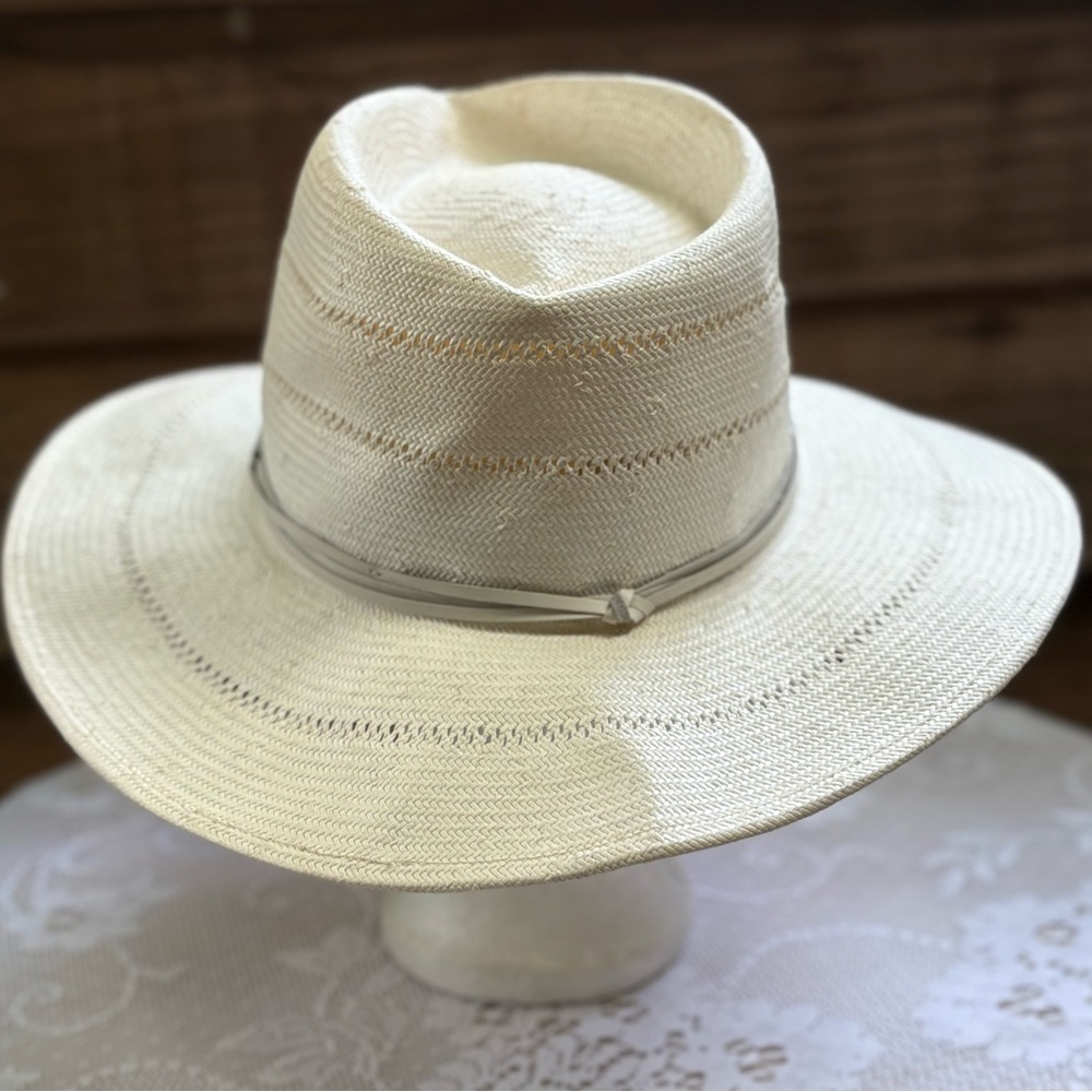 GIGI PIP Arlo Rancher Fedora Straw Hat. Small/Medium - Picture 7 of 10